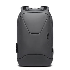 BANEG BG-22188 Fashion Business Anti-Theft Backpack Backpack with External USB Charging Port, Black, Gray