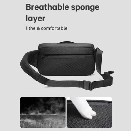 BANGE BG-77202 Men Fashion Chest Bag Waterproof Portable Storage Messenger Bag