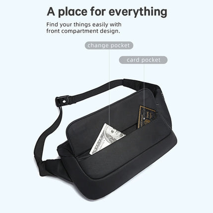 BANGE BG-77202 Men Fashion Chest Bag Waterproof Portable Storage Messenger Bag