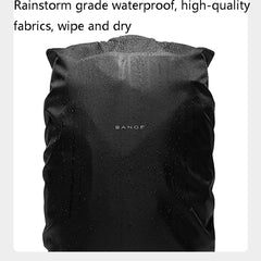 BANGE BG-22039 Men Large-Capacity Shoulders Backpack Business Anti-theft Waterproof Handbag