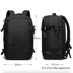 BANGE BG-22039 Men Large-Capacity Shoulders Backpack Business Anti-theft Waterproof Handbag