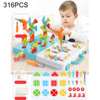3D + Eectric Drill + Charger (316 PCS)