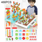 3D + Electric Drill + Charger (466 PCS)