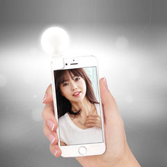 2 PCS  Mobile Phone Fill Light Camera Photo LED Selfie Light, White, Pink, Blue, Black