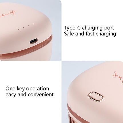 Lazy Hanging Neck Small Fan Usb Rechargeable Mini Portable Leafless Fan