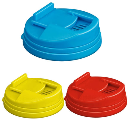 3 PCS Universal Leak-Proof Cover For Cans Push-Type Splash-Proof Cover, Blue, Yellow, Red