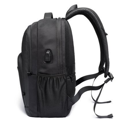 BANGE BG-1921 College Student Schoolbag Waterproof Business Computer Backpack with External USB Charging Port
