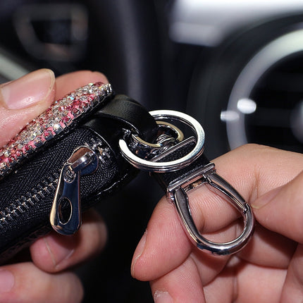 Diamond Car Gourd Key Case Car Key Case, White Diamond, Pink Diamond, Purple Diamond