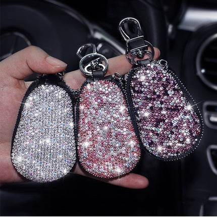 Diamond Car Gourd Key Case Car Key Case, White Diamond, Pink Diamond, Purple Diamond