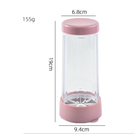 Rotating Stainless Steel Tall Cup Body Flour Sieve Sugar Bowl