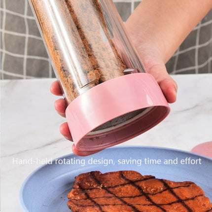 Rotating Stainless Steel Tall Cup Body Flour Sieve Sugar Bowl