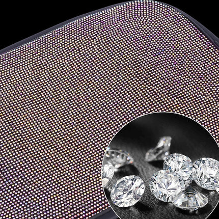 Car Diamond Armrest Box Cushion Personalized Car Decorations Dirt And Non-Slip, Black Colorful Diamond, Black White Diamond, Black Blue Diamond, Black Green Diamond