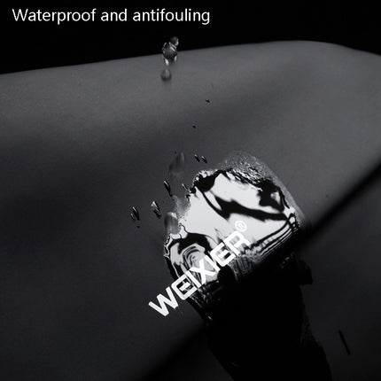 WEIXIER 8641 Men Running Waterproof Waist Bag Multifunctional Chest Bag Sports Leisure One-Shoulder Bag, Black, Dark Gray