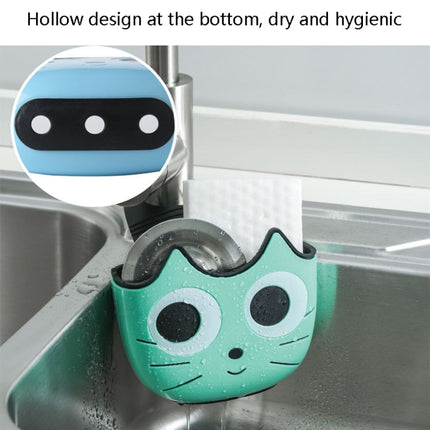 Kitchen Cartoon Multifunctional Sink Drain Hanging Bag Adjustable Buckle Bathroom Storage Basket
