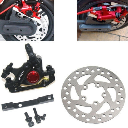 3 in 1 Scooter Modified Hydraulic Brake + 120mm Disc Brake Disc + Modified Seat Set For Xiaomi Mijia M365 Pro