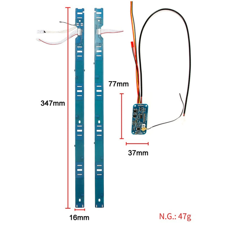 Electric Scooter BMS Board + Side Strip Kit For Xiaomi Mijia M365 Pro, BMS Board + Side Strip