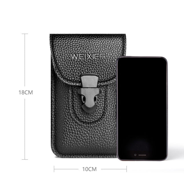 3 PCS WEIXIER 8640 7 Inch Belt Waistband Bag Outdoor Sports Men Mobile Phone Waist Bag, WEIXIER 8640