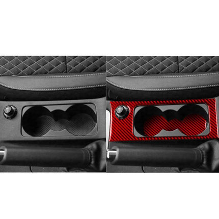 For 2017-2021 Skoda Octavia Left And Right Hand Drive Cup Holder Frame + Cup Mat Sticker