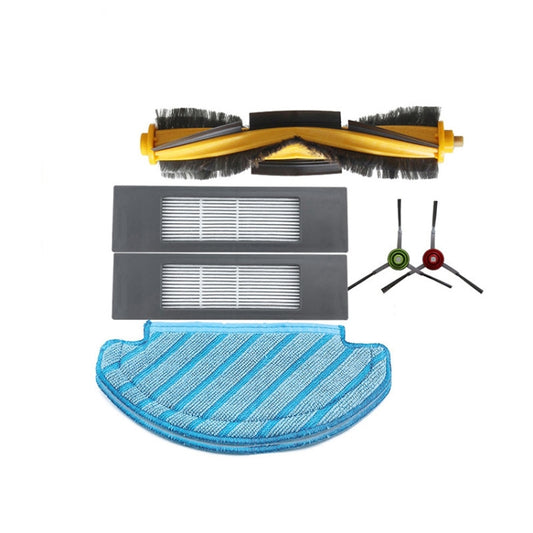 Vacuum Cleaner Sweeping Robot Accessories Suitable For Ecovacs Deebot T8 AIVI/T8 MAX,Accessories, Suit, 3 PCS Rag, 4 PCS Side Brush, 4 PCS Filter, Main Brush