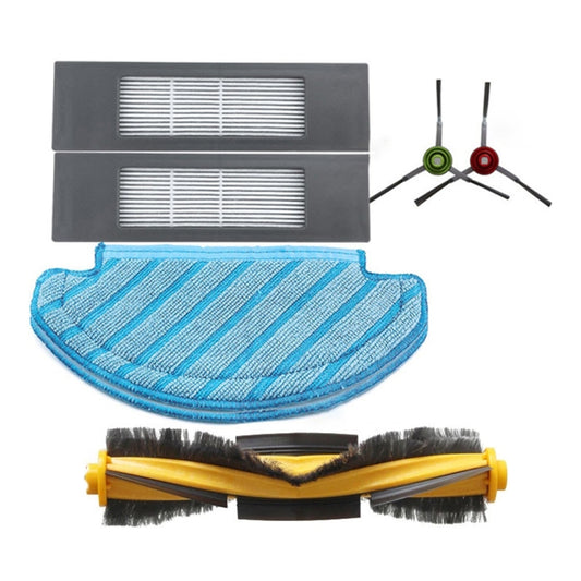 Vacuum Cleaner Sweeping Robot Accessories Suitable For Ecovacs Deebot T8 AIVI/T8 MAX,Accessories, Suit, 3 PCS Rag, 4 PCS Side Brush, 4 PCS Filter, Main Brush