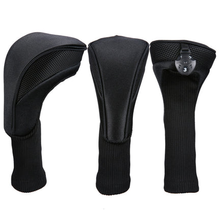 3 In 1 No.1 / No.3 / No.5 Clubs Protective Cover Golf Club Head Cover, HD-014 3 in 1 Blue, HD-014 3 in 1 Black, HD-014 3 in 1 Red