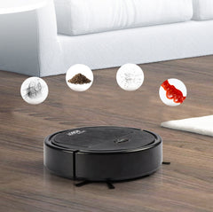 Household Automatic Smart Charging Sweeping Robot, Specification:, 3 in 1（Black）, 3 in 1（White）, Black, White