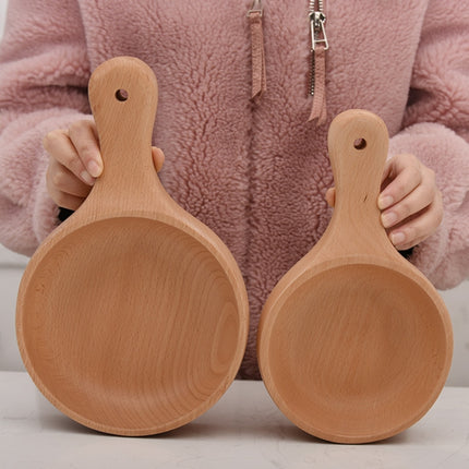 Instant Noodle Bowl Wooden Kimchi Bowl Fruit Salad Wooden Bowl With Handle, Small, Large