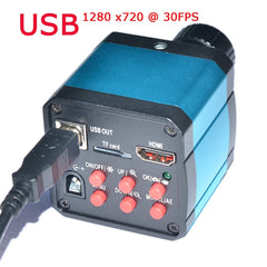 14 Million Pixel Industrial Camera Electron Microscope HDMI USB Mobile Phone Repair Magnifying Glass,US Plug