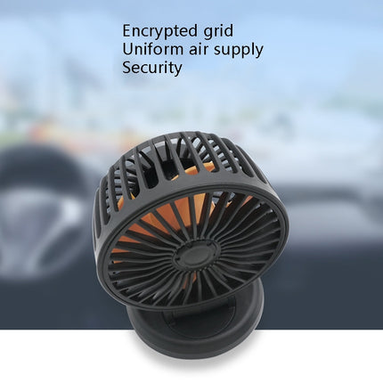 F409 Car Fan General Car Shaking Head Fan, F409 (USB 5V), F409 (12V), F409 (24V)