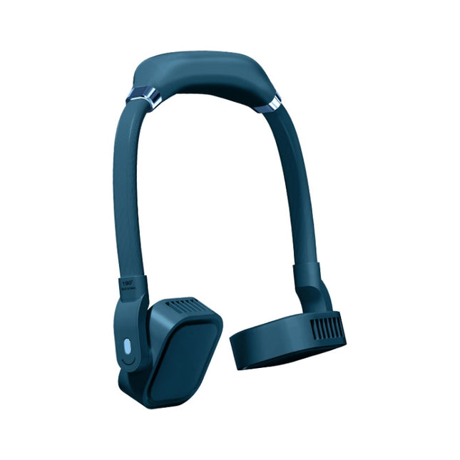 G2 Hanging Neck Leafless Fan Outdoor Student Sports Mini USB Silent Fan, 2000MAH Night Green, 4000MAH Girl Powder