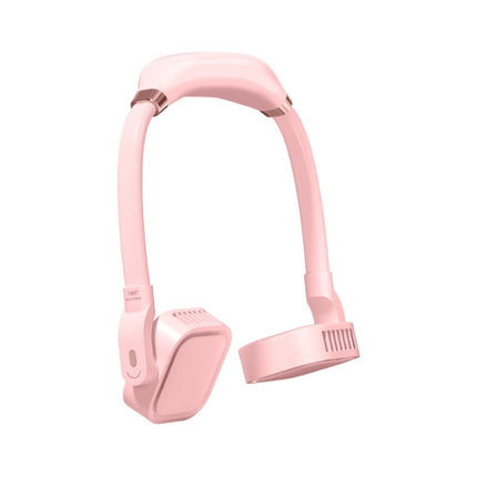 G2 Hanging Neck Leafless Fan Outdoor Student Sports Mini USB Silent Fan, 2000MAH Night Green, 4000MAH Girl Powder