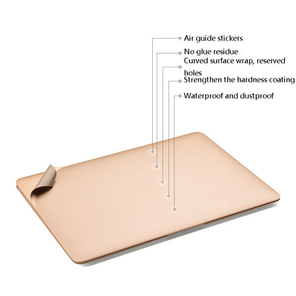 JRC Laptop Film Computer Top Shell Body Protection Sticker, For MacBook Air 11.6 inch A1370 / A1465, For MacBook Air 13.3 inch A1466 (2012 - 2017), For MacBook Pro Retina 13.3 inch A1425 / A1502, For MacBook Pro Retina 15.4 inch A1398                  ...