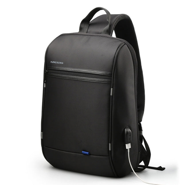 Kingsons KS3165 Crossbody One-Shoulder Computer Backpack Leisure School Bag