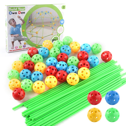 87 in 1 DIY Assembling Play House DIY Children Tent Building Toy, Style: