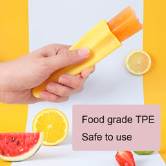 4 in 1 Children Popsicle Mold Set Food Grade Silicone Cream Mold Random Colour Delivery