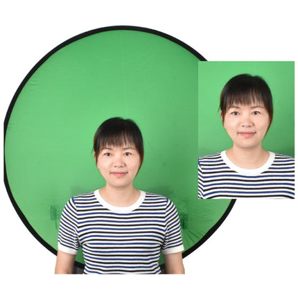 EY-068 Green Background Cloth Folding ID Photo Green Screen Video Backdrop Board For E-Sports Chair