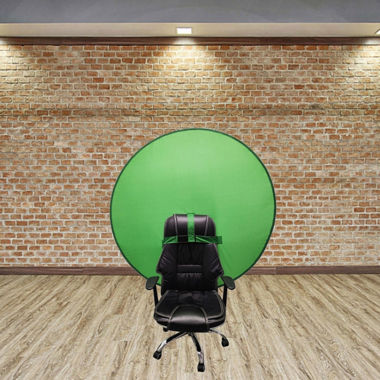 EY-068 Green Background Cloth Folding ID Photo Green Screen Video Backdrop Board For E-Sports Chair, 75cm, 110cm, 142cm