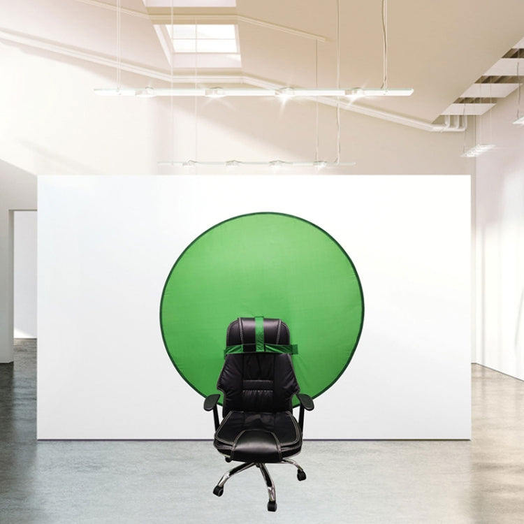 EY-068 Green Background Cloth Folding ID Photo Green Screen Video Backdrop Board For E-Sports Chair, 75cm, 110cm, 142cm