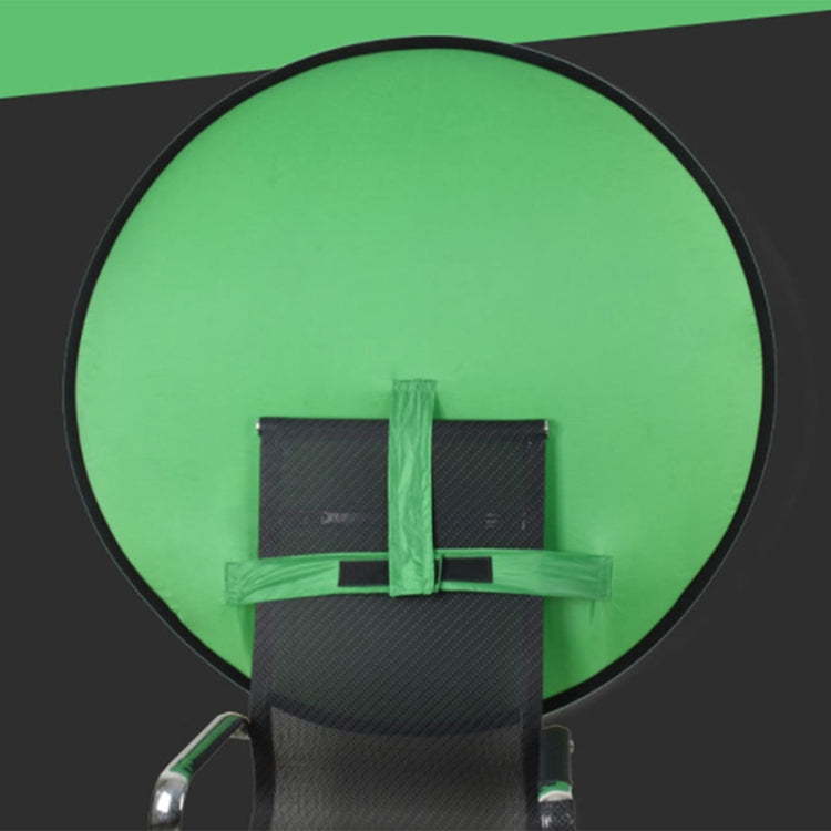 EY-068 Green Background Cloth Folding ID Photo Green Screen Video Backdrop Board For E-Sports Chair, 75cm, 110cm, 142cm