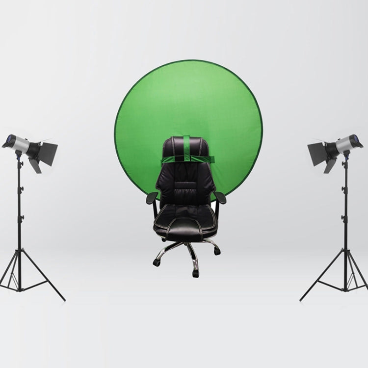 EY-068 Green Background Cloth Folding ID Photo Green Screen Video Backdrop Board For E-Sports Chair, 75cm, 110cm, 142cm