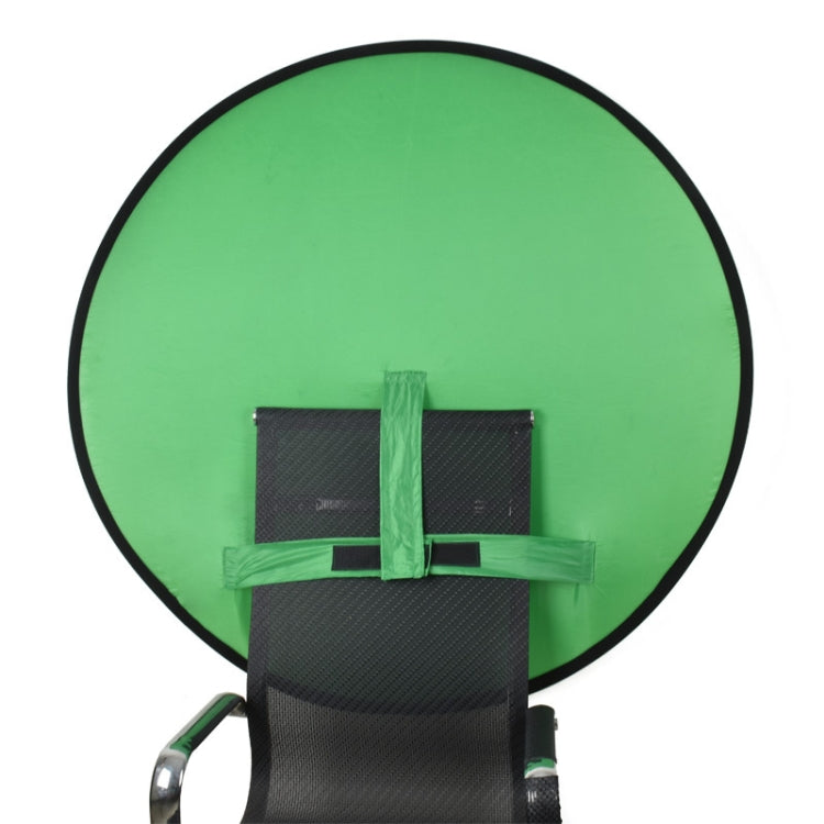 EY-068 Green Background Cloth Folding ID Photo Green Screen Video Backdrop Board For E-Sports Chair, 75cm, 110cm, 142cm