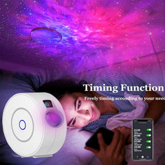 SK20 Laser Full Star Night Lamp LED Starry Lamp APP Graffiti Intelligent Control Laser Projector Lamp, USB, 5W