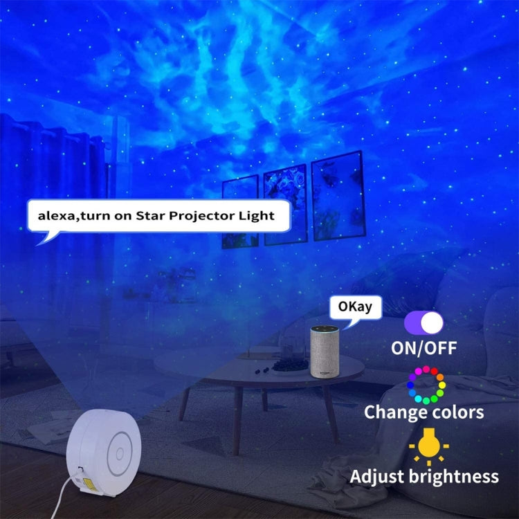SK20 Laser Full Star Night Lamp LED Starry Lamp APP Graffiti Intelligent Control Laser Projector Lamp, USB, 5W