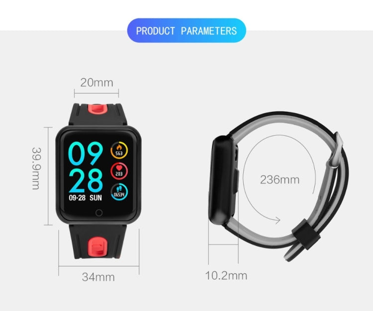 P68 Smart Watches Heart Rate Monitor Blood Pressure Activity Tracker for Xiaomi Band 3 Huawei Color Band 2
