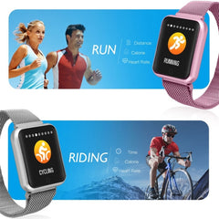 P68 Smart Watches Heart Rate Monitor Blood Pressure Activity Tracker for Xiaomi Band 3 Huawei Color Band 2