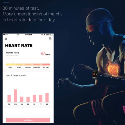 P68 Smart Watches Heart Rate Monitor Blood Pressure Activity Tracker for Xiaomi Band 3 Huawei Color Band 2