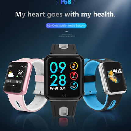P68 Smart Watches Heart Rate Monitor Blood Pressure Activity Tracker for Xiaomi Band 3 Huawei Color Band 2, TBD056989501A, TBD056989501B, TBD056989501C, TBD056989501D, TBD056989501E, TBD056989501F, TBD056989501G