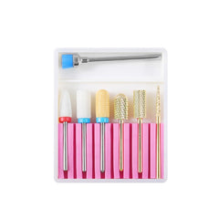 Nail Art Ceramic Tungsten Steel Alloy Grinding Heads Set Grinder Polishing Tool, GH-01, GH-02, GH-03, GH-05, GH-06, GH-07, GH-08, GH-09, GH-10