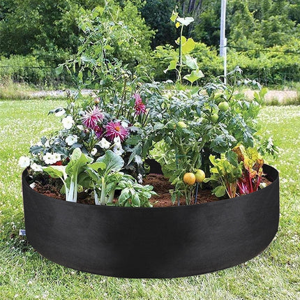 Felt Planting Barrel Indoor Outer Round Plant Bag Non-Woven Seedling Bag, 80x30cm 150L, 90x30cm 190L, 120x30cm 340L