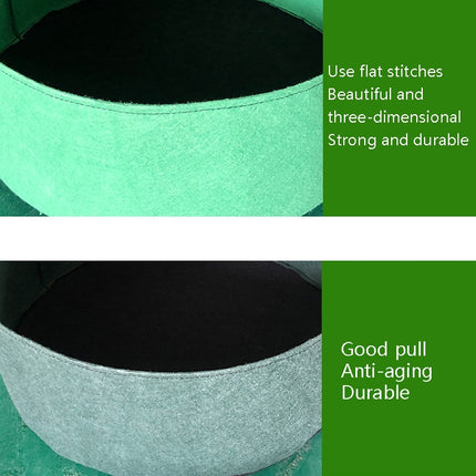 Felt Planting Barrel Indoor Outer Round Plant Bag Non-Woven Seedling Bag, 127x30cm 380L, 130x30cm 400L